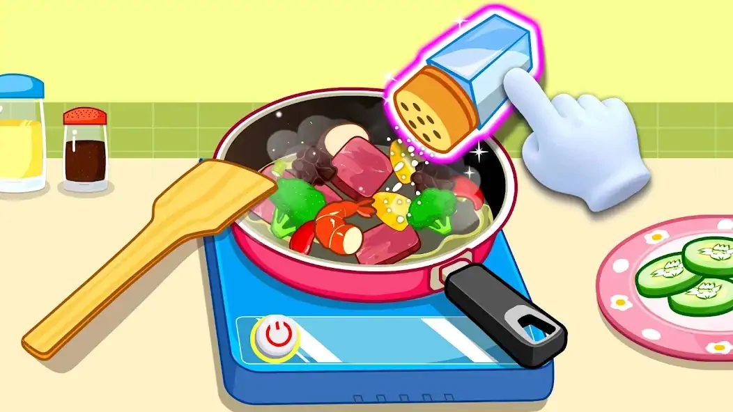 Download My Baby Panda Chef MOD [Unlimited money/gems] + MOD [Menu] APK for Android