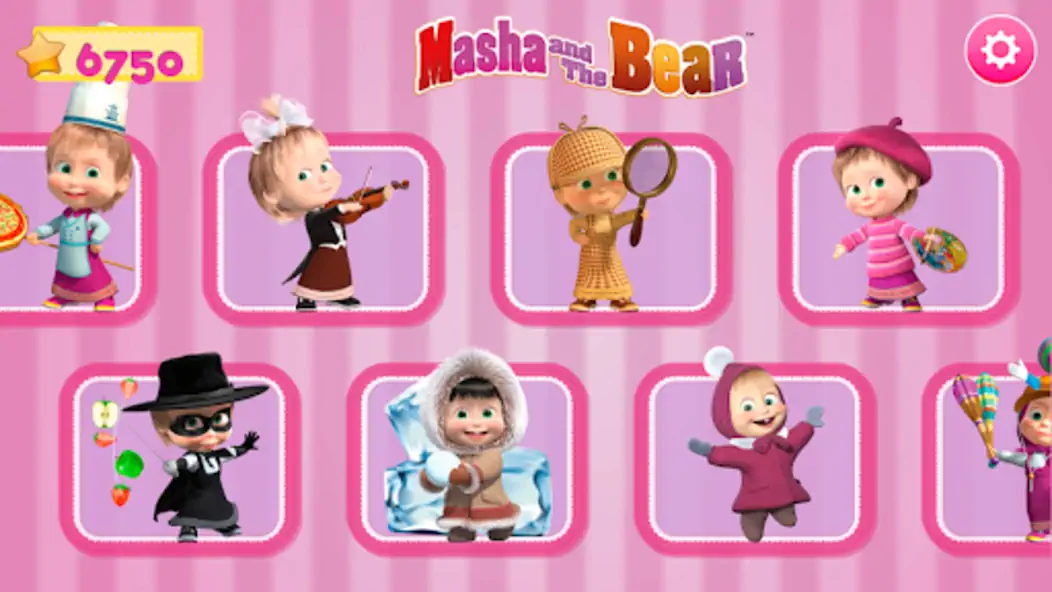 Download Masha and the Bear Mini Games MOD [Unlimited money] + MOD [Menu] APK for Android