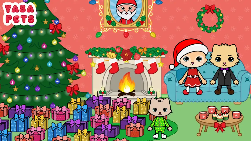 Download Yasa Pets Christmas MOD [Unlimited money/coins] + MOD [Menu] APK for Android