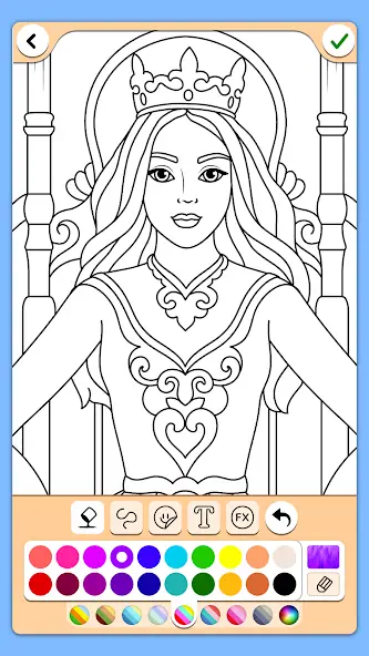 Download Princess Coloring Game MOD [Unlimited money] + MOD [Menu] APK for Android