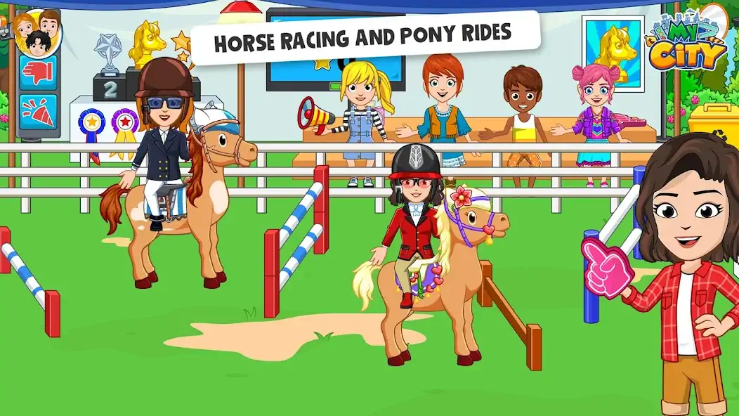 Download My City: Star Horse Stable MOD [Unlimited money/gems] + MOD [Menu] APK for Android