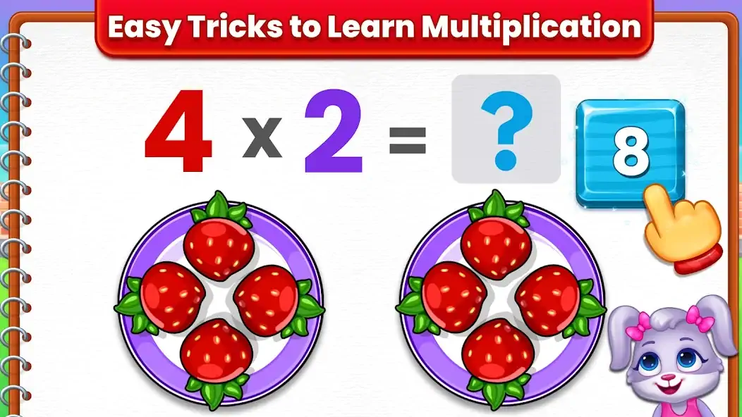 Download Kids Multiplication Math Games MOD [Unlimited money/gems] + MOD [Menu] APK for Android