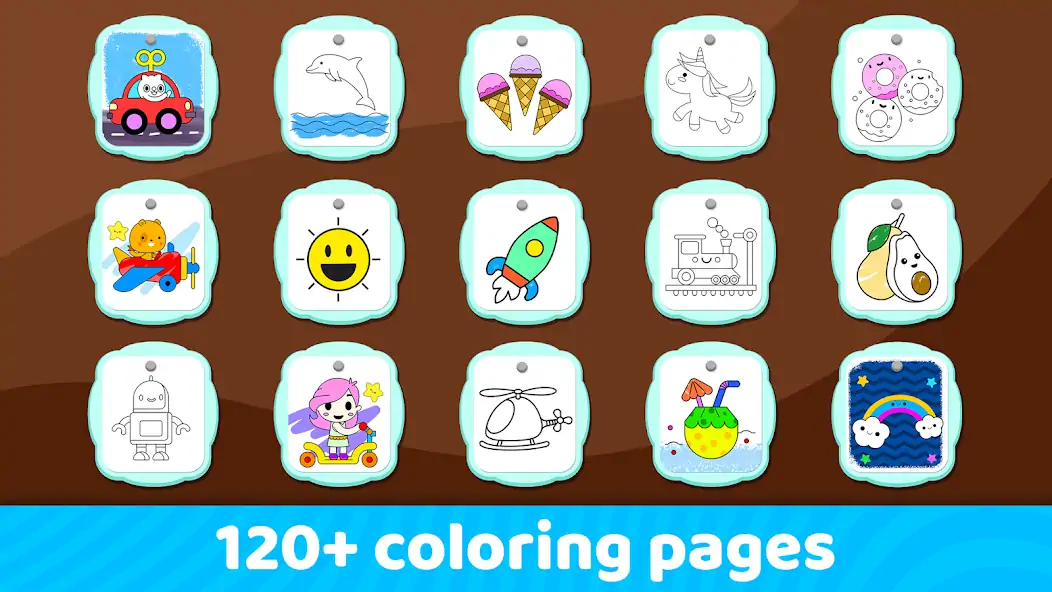 Download Toddler Coloring Book For Kids MOD [Unlimited money/gems] + MOD [Menu] APK for Android