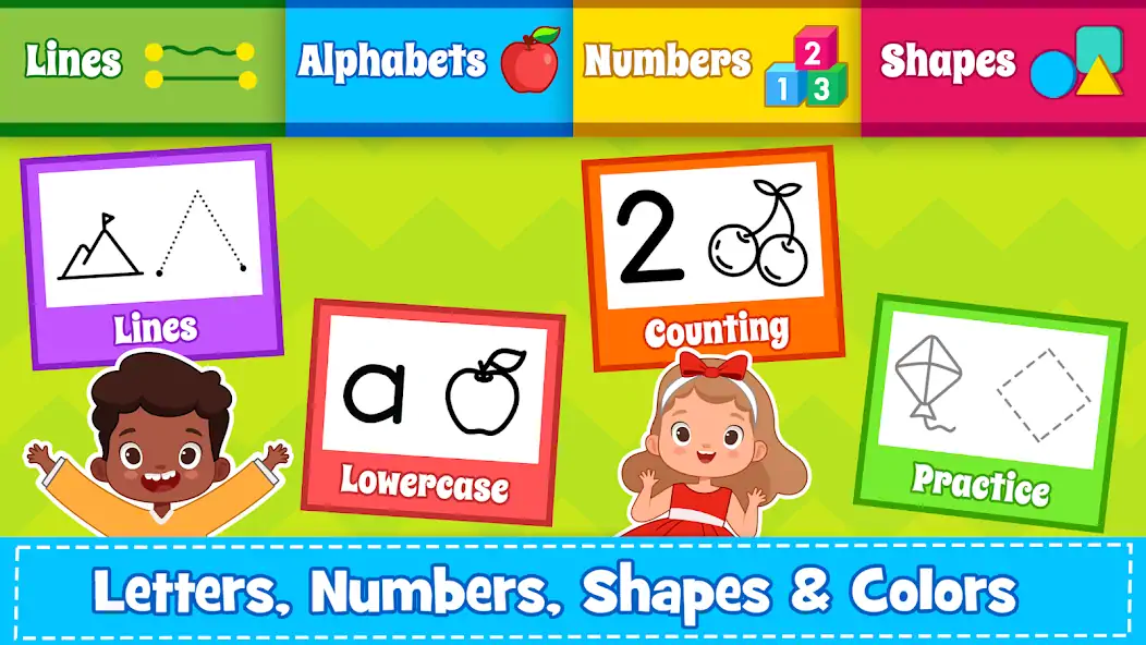 Download ABC Tracing Preschool Games 2+ MOD [Unlimited money/gems] + MOD [Menu] APK for Android