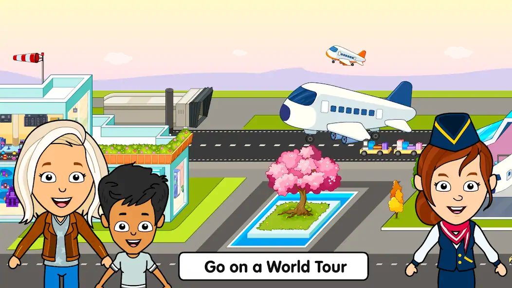 Download Tizi Town - My Airport Games MOD [Unlimited money/gems] + MOD [Menu] APK for Android
