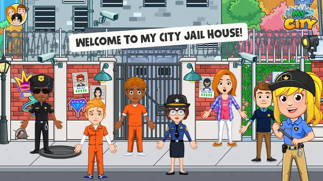 Download My City : Jail House MOD [Unlimited money/gems] + MOD [Menu] APK for Android