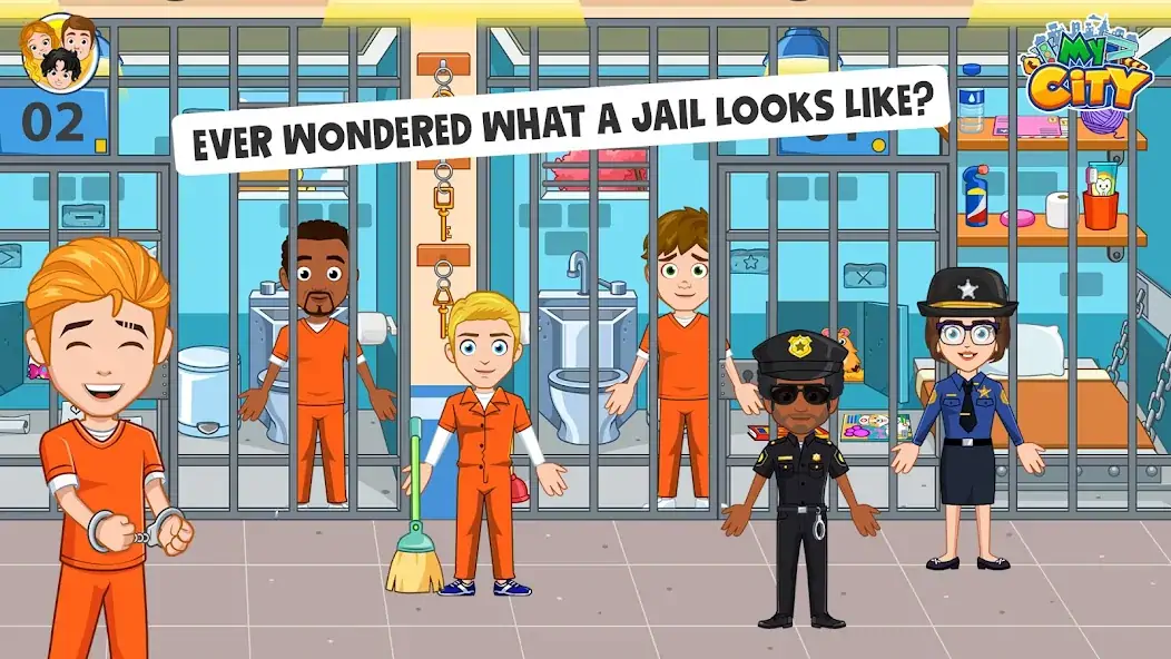 Download My City : Jail House MOD [Unlimited money/gems] + MOD [Menu] APK for Android
