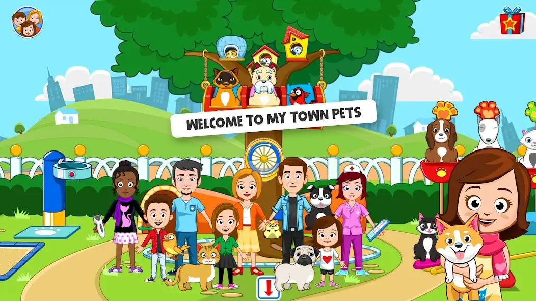Download My Town: Pet games & Animals MOD [Unlimited money] + MOD [Menu] APK for Android