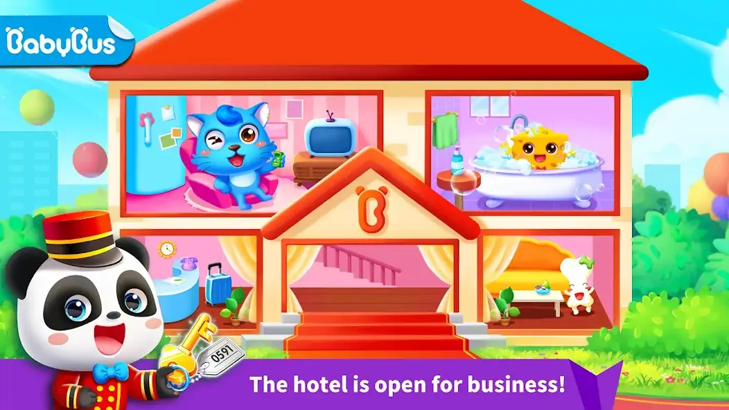 Download Little Panda Hotel Manager MOD [Unlimited money] + MOD [Menu] APK for Android