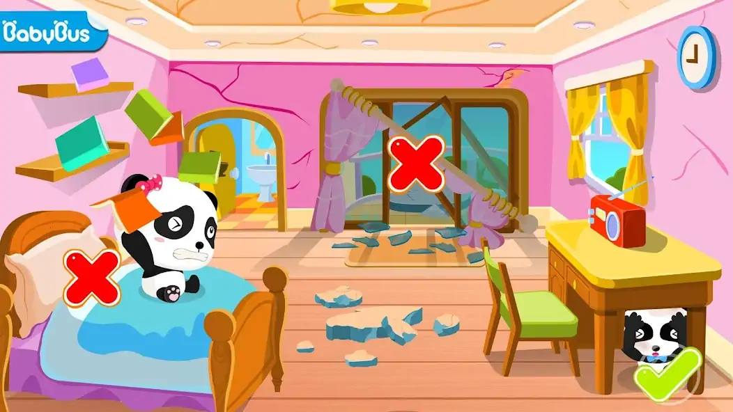 Download Baby Panda Earthquake Safety 1 MOD [Unlimited money/coins] + MOD [Menu] APK for Android