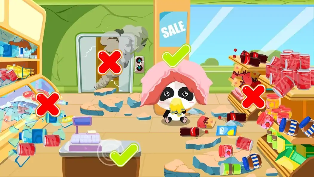 Download Baby Panda Earthquake Safety 1 MOD [Unlimited money/coins] + MOD [Menu] APK for Android