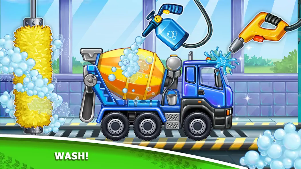 Download Kids truck games Build a house MOD [Unlimited money] + MOD [Menu] APK for Android