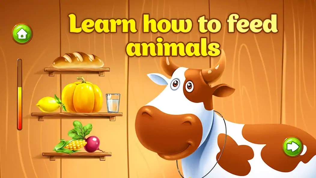 Download Kids Animal Farm Toddler Games MOD [Unlimited money/coins] + MOD [Menu] APK for Android