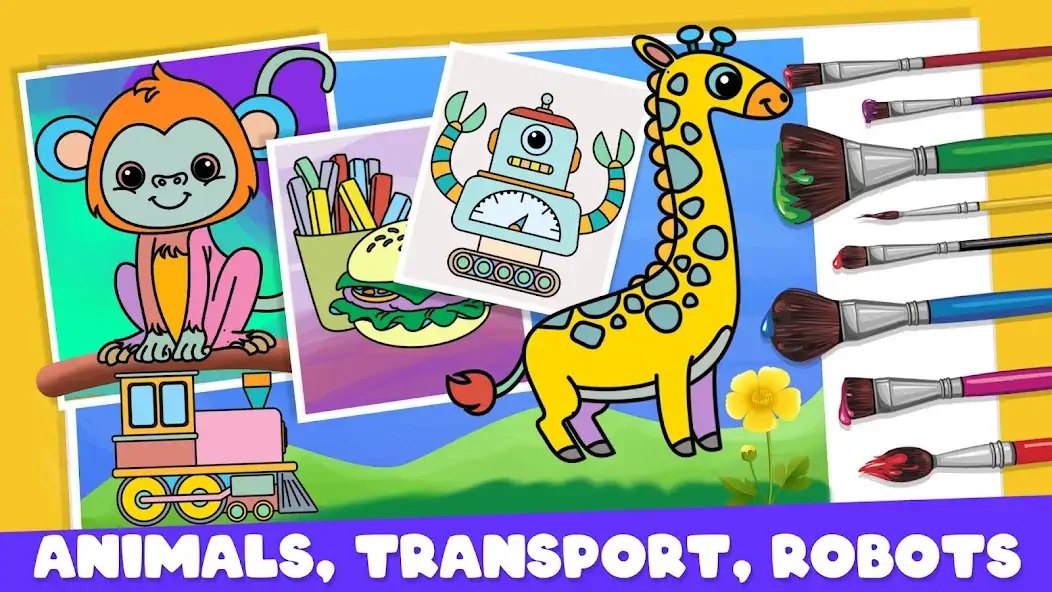 Download Coloring Book Games for Kids MOD [Unlimited money/coins] + MOD [Menu] APK for Android