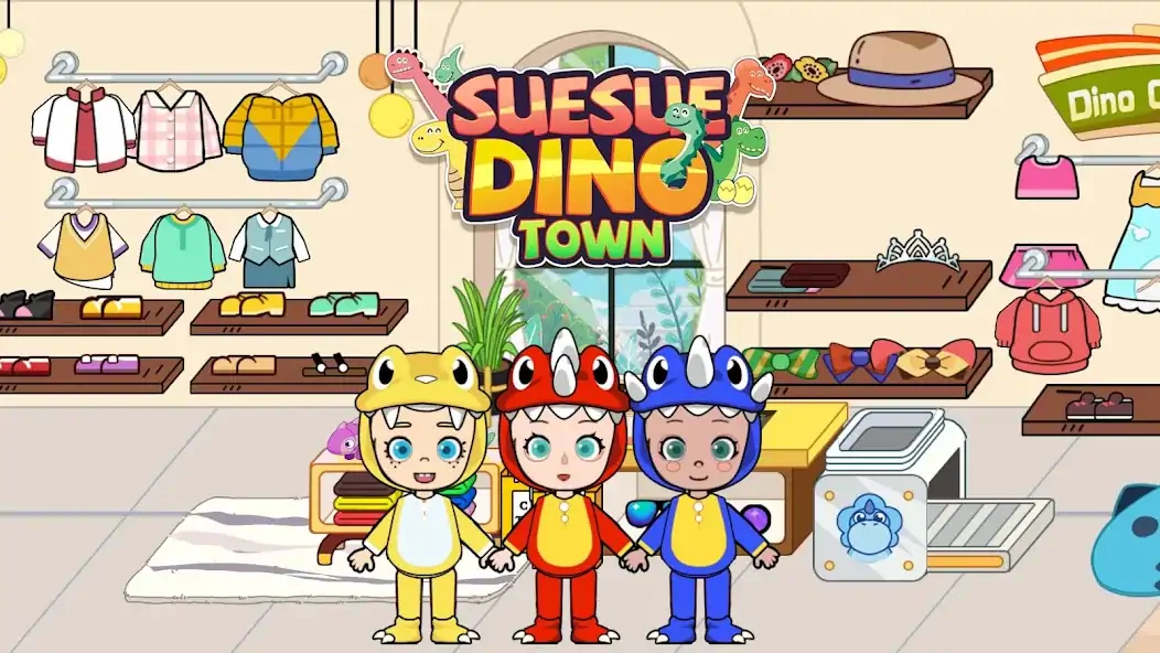 Download Suesue Dino Town: Dino Park MOD [Unlimited money/coins] + MOD [Menu] APK for Android