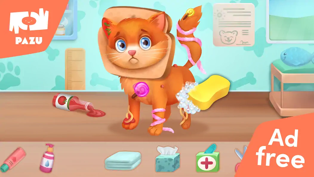 Download Pet Doctor Care games for kids MOD [Unlimited money] + MOD [Menu] APK for Android