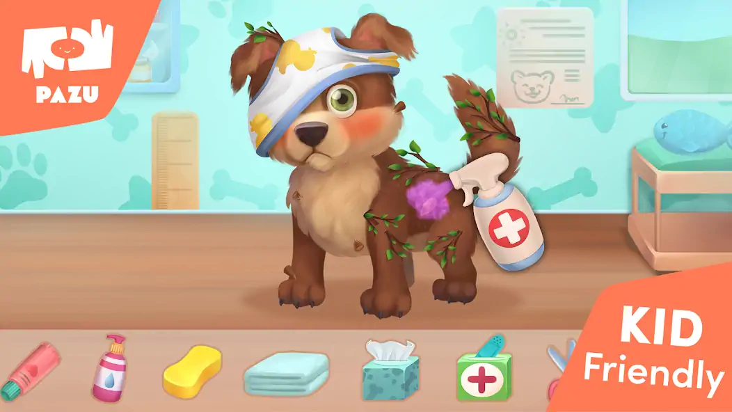 Download Pet Doctor Care games for kids MOD [Unlimited money] + MOD [Menu] APK for Android