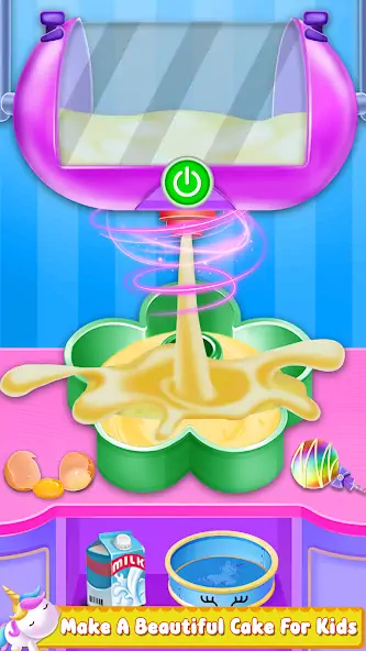 Download Unicorn Cake Maker-Bakery Game MOD [Unlimited money/gems] + MOD [Menu] APK for Android