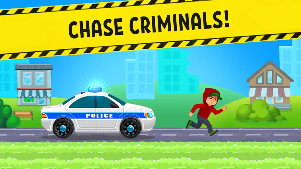 Download Police Car x Kids Racing Games MOD [Unlimited money/gems] + MOD [Menu] APK for Android
