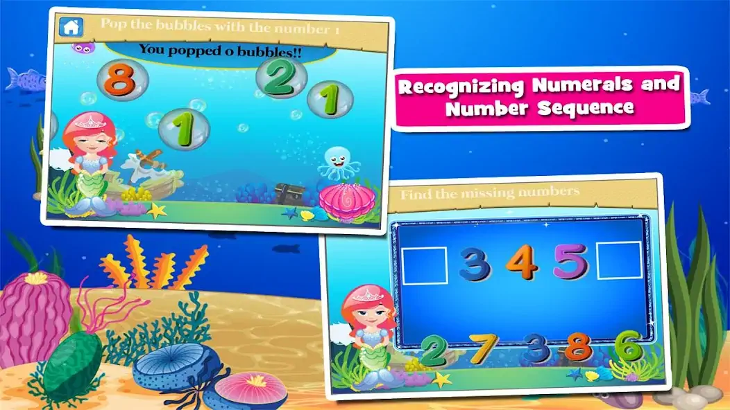 Download Mermaid Princess Pre K Games MOD [Unlimited money/gems] + MOD [Menu] APK for Android