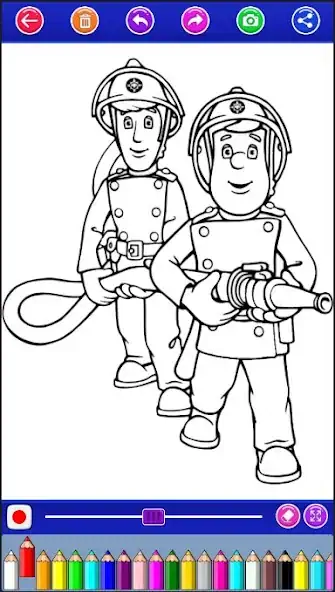 Download Firefighter Coloring Book : Sa MOD [Unlimited money] + MOD [Menu] APK for Android