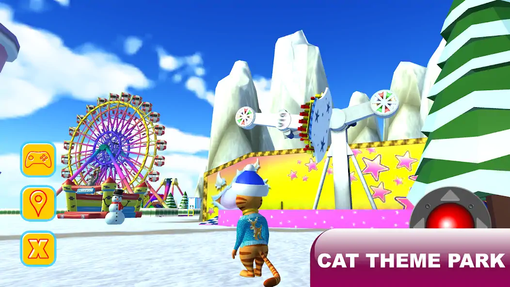 Download Cat Theme & Amusement Ice Park MOD [Unlimited money/gems] + MOD [Menu] APK for Android