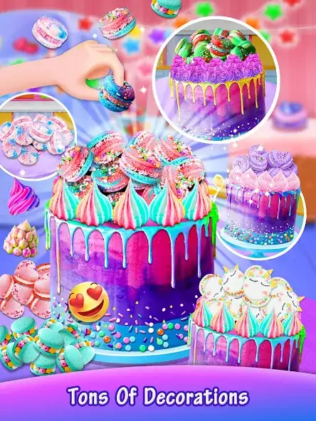 Download Galaxy Unicorn Cake MOD [Unlimited money/gems] + MOD [Menu] APK for Android