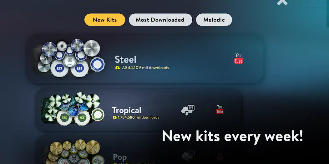 Download Real Drum: electronic drums MOD [Unlimited money] + MOD [Menu] APK for Android