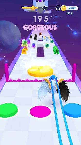 Download Dancing Hair - Music Race 3D MOD [Unlimited money/gems] + MOD [Menu] APK for Android