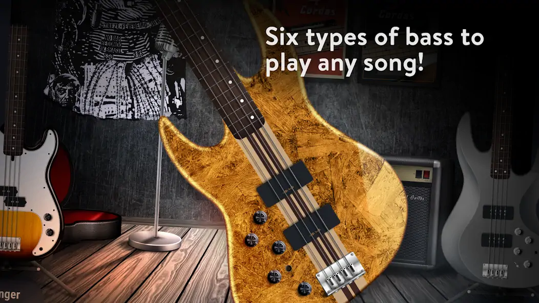 Download Real Bass: become a bassist MOD [Unlimited money/coins] + MOD [Menu] APK for Android