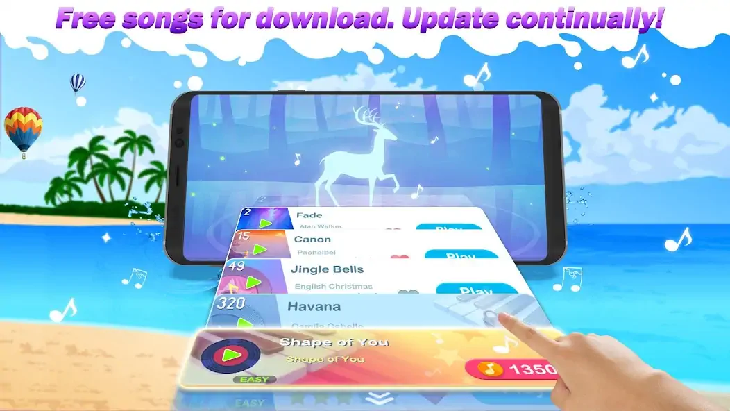 Download Dream Piano MOD [Unlimited money/gems] + MOD [Menu] APK for Android