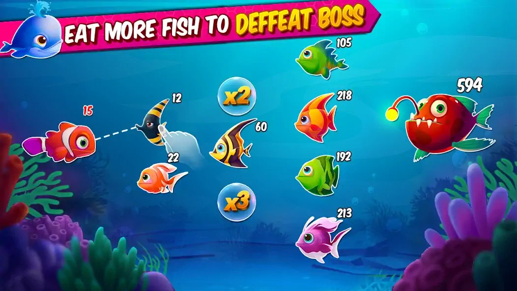 Download Big Eat Fish Games Shark Games MOD [Unlimited money/coins] + MOD [Menu] APK for Android