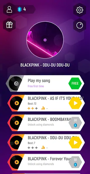 Download BLACKPINK Hop : Kpop Music MOD [Unlimited money/coins] + MOD [Menu] APK for Android