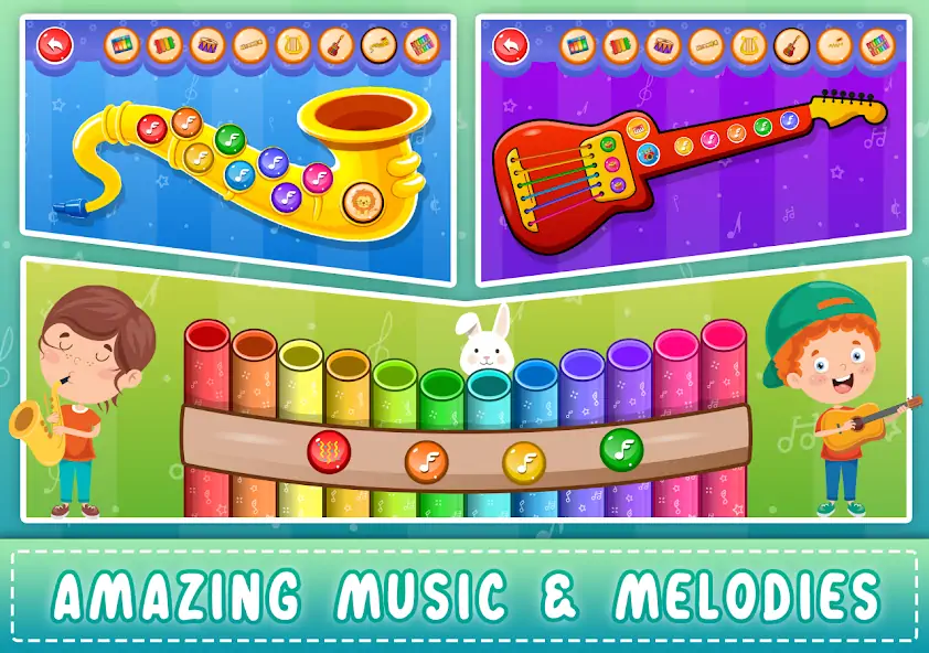 Download Learn Piano Kids Music Games MOD [Unlimited money] + MOD [Menu] APK for Android