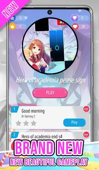 Download Anime Piano Tiles Magic MOD [Unlimited money/gems] + MOD [Menu] APK for Android