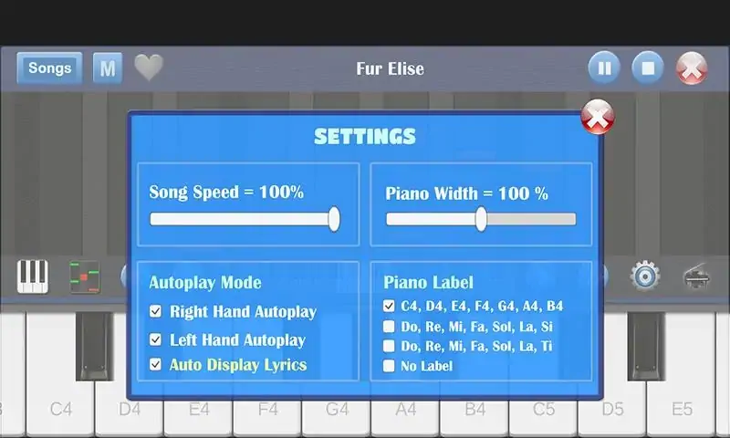 Download Piano Music & Songs MOD [Unlimited money/gems] + MOD [Menu] APK for Android