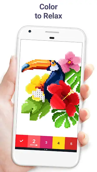 Download Pixel Art - color by number MOD [Unlimited money/gems] + MOD [Menu] APK for Android