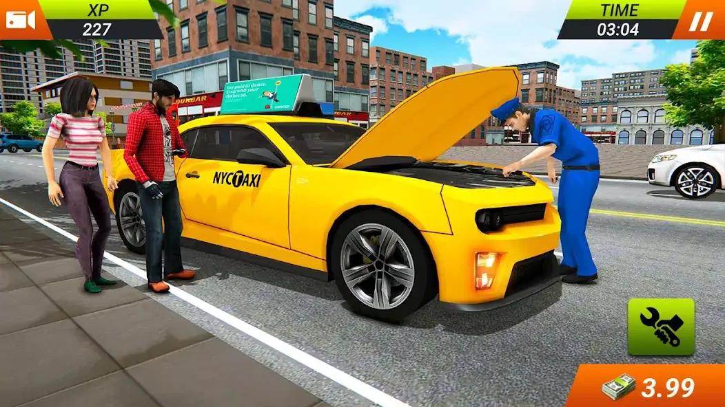 Download Modern Taxi Car Glory Driving MOD [Unlimited money] + MOD [Menu] APK for Android