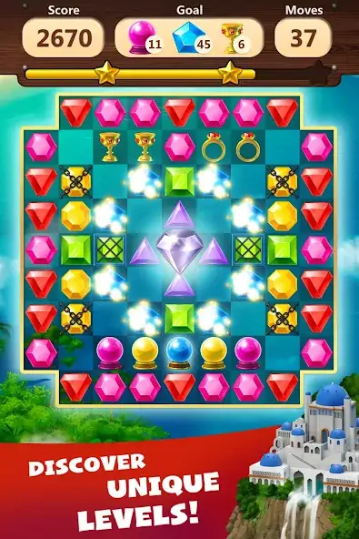 Download Jewels Planet - Match 3 Puzzle MOD [Unlimited money/coins] + MOD [Menu] APK for Android