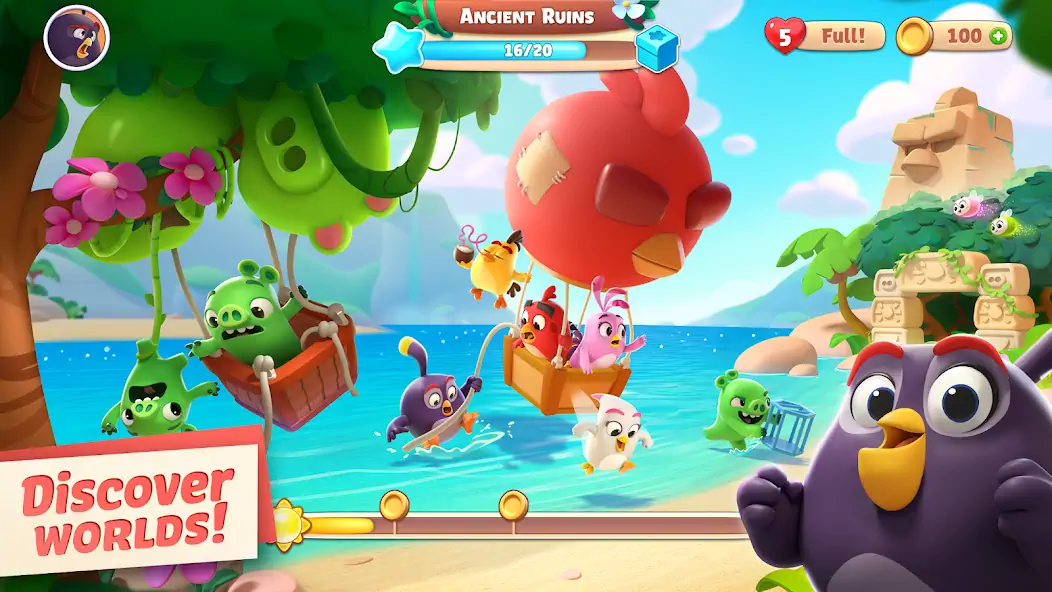 Download Angry Birds Journey MOD [Unlimited money/coins] + MOD [Menu] APK for Android