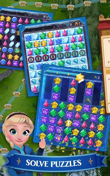 Download Disney Frozen Free Fall Games MOD [Unlimited money/gems] + MOD [Menu] APK for Android