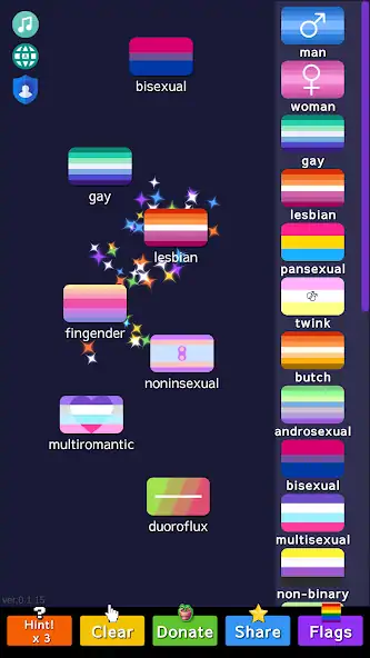Download LGBT Flags Merge! MOD [Unlimited money/gems] + MOD [Menu] APK for Android