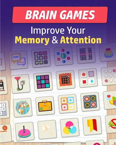 Download Brain Games: Puzzle for Adults MOD [Unlimited money] + MOD [Menu] APK for Android