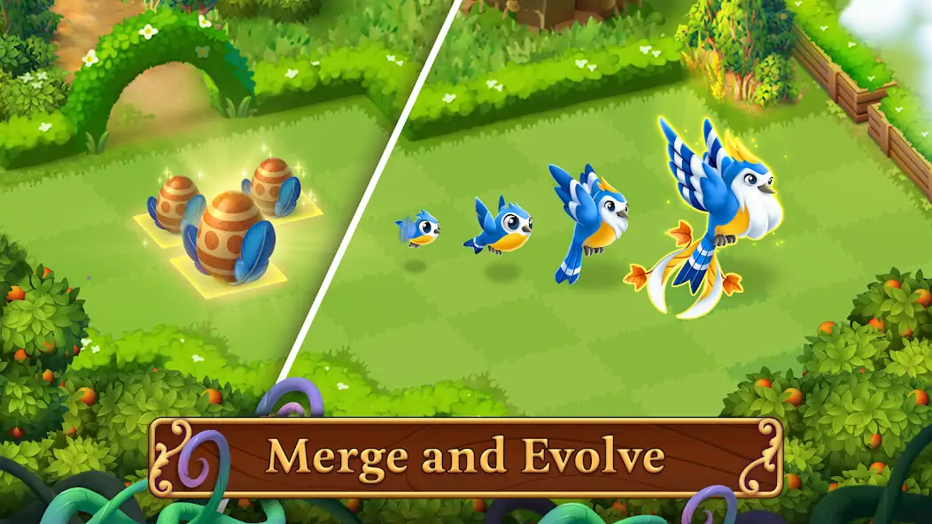 Download Merge Gardens MOD [Unlimited money] + MOD [Menu] APK for Android