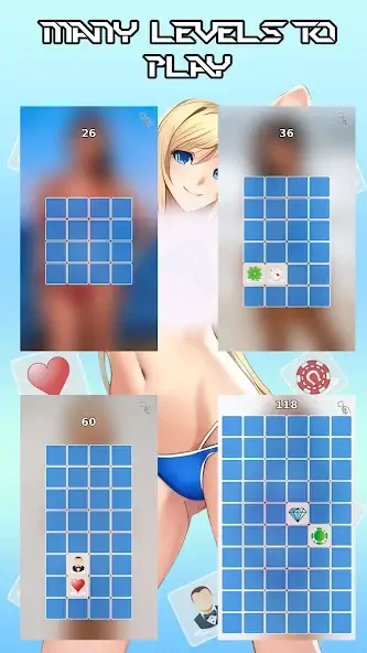 Download Only Sexy Girls Memory Game MOD [Unlimited money/coins] + MOD [Menu] APK for Android