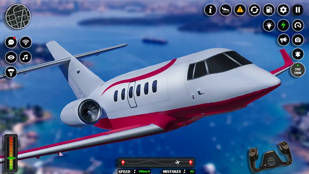 Download Airplane Game Simulator MOD [Unlimited money/gems] + MOD [Menu] APK for Android