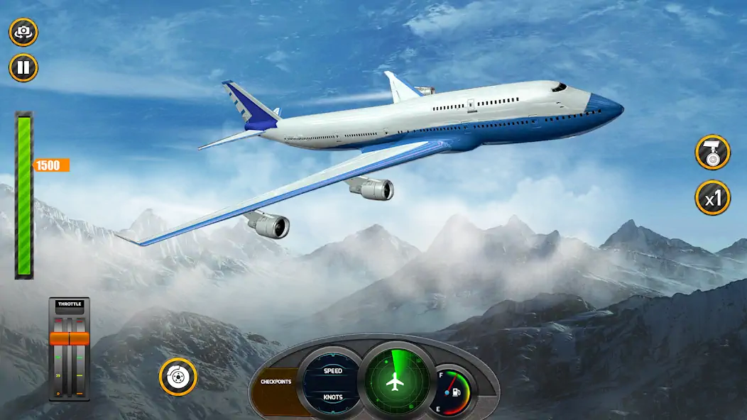 Download Airplane Simulator Plane Games MOD [Unlimited money/gems] + MOD [Menu] APK for Android