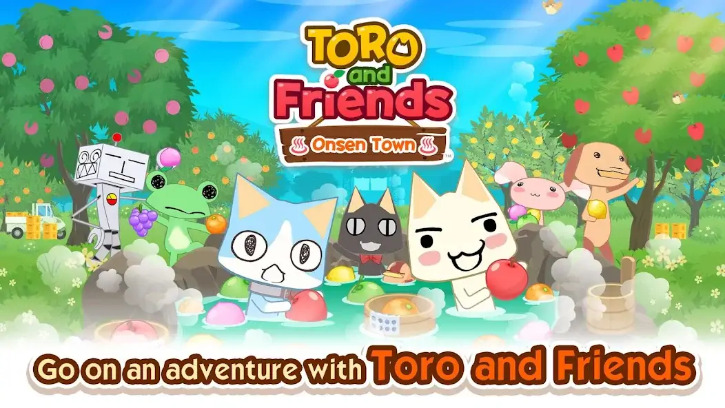 Download Toro and Friends: Onsen Town MOD [Unlimited money] + MOD [Menu] APK for Android
