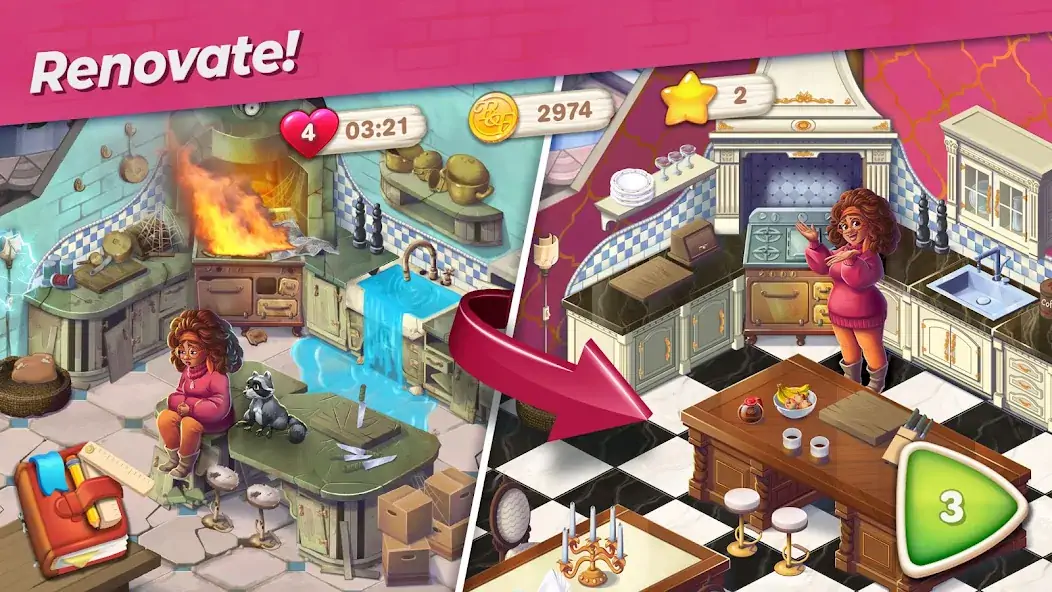 Download Penny & Flo: Home Renovation MOD [Unlimited money/coins] + MOD [Menu] APK for Android