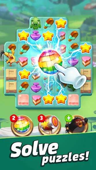 Download Angry Birds Match 3 MOD [Unlimited money] + MOD [Menu] APK for Android